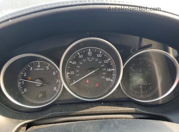 JM1GL1U54H1125400 2017 MAZDA 6 Черный Вид щитка приборов