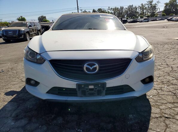 JM1GL1U55H1106015 2017 MAZDA 6 White წინა ხედი