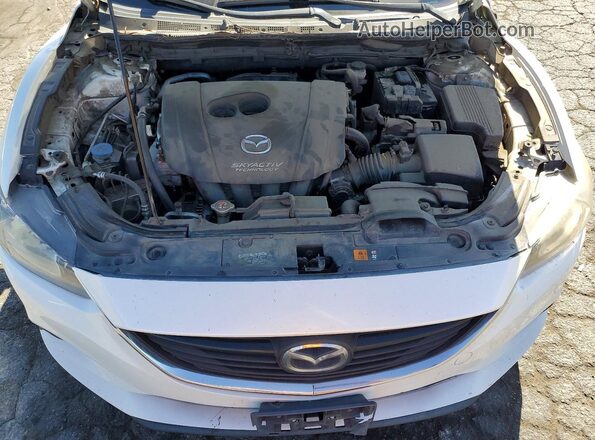 JM1GL1U55H1106015 2017 MAZDA 6 White უკანა სალონის ხედი