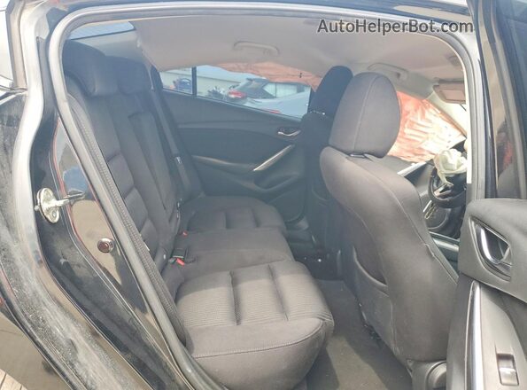 JM1GL1U56H1148063 2017 MAZDA 6 Black Հետևի նստատեղերի տեսք