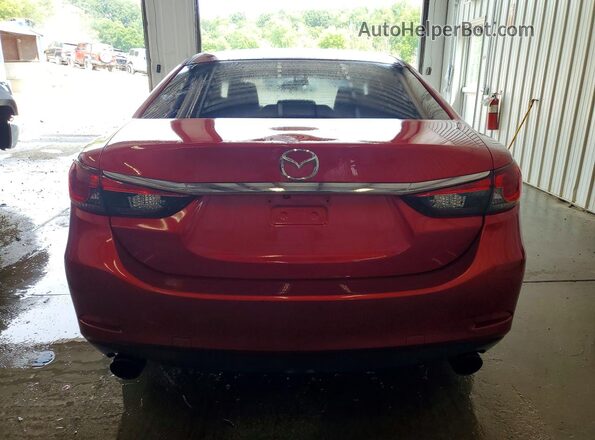JM1GL1U57H1102869 2017 MAZDA 6 Red Rear view
