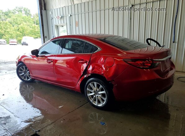JM1GL1U57H1102869 2017 MAZDA 6 Red Rear left