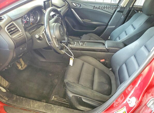 JM1GL1U57H1102869 2017 MAZDA 6 Red Front interior view