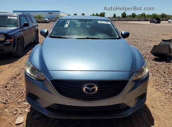JM1GL1U57H1147181 2017 MAZDA 6 Blue წინა ხედი