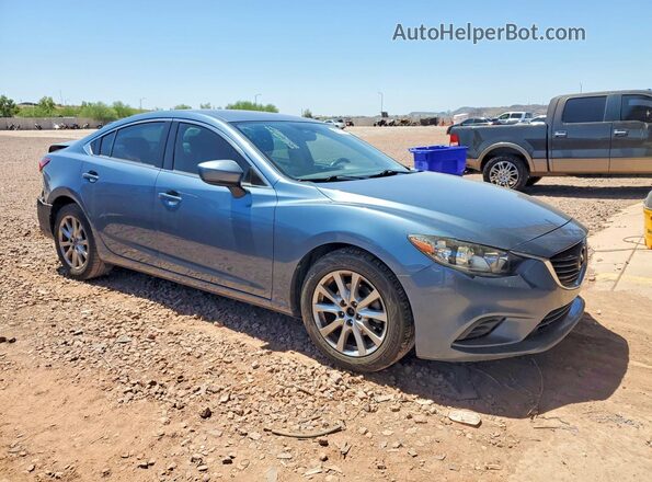 JM1GL1U57H1147181 2017 MAZDA 6 Blue წინა მარჯვენა