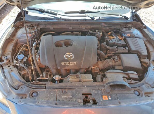 JM1GL1U57H1147181 2017 MAZDA 6 Blue უკანა სალონის ხედი