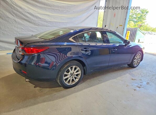 JM1GL1U57H1152817 2017 MAZDA 6 Синий Задняя правая четверть