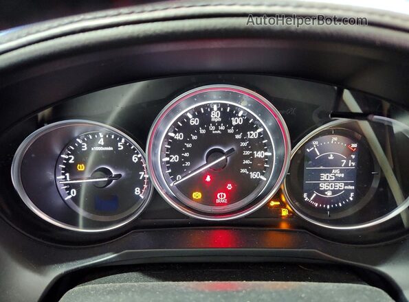 JM1GL1U57H1152817 2017 MAZDA 6 Синий Вид щитка приборов