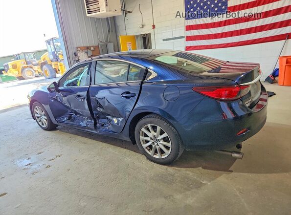 JM1GL1U57H1152817 2017 MAZDA 6 Синий Задняя левая четверть