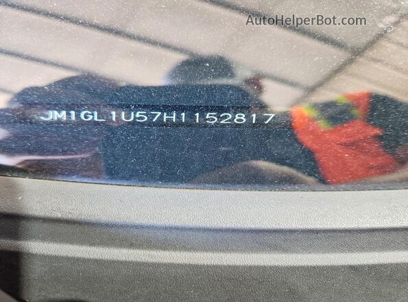 JM1GL1U57H1152817 2017 MAZDA 6 Синий Вид подкапотного пространства