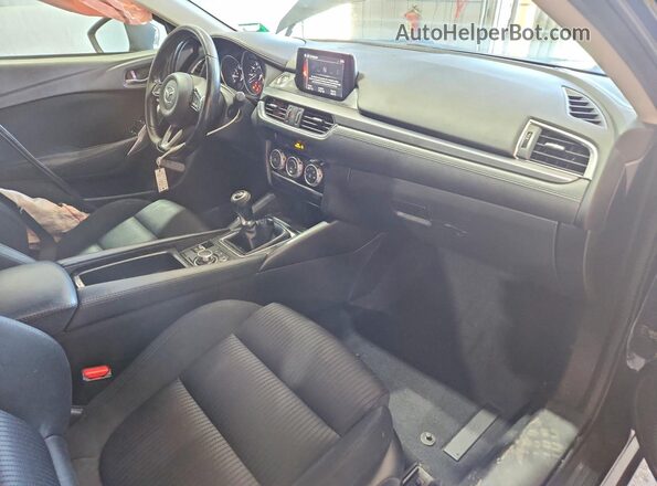 JM1GL1U57H1152817 2017 MAZDA 6 Синий Вид салона спереди