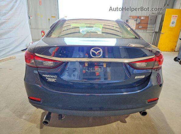 JM1GL1U57H1152817 2017 MAZDA 6 Синий Вид сзади