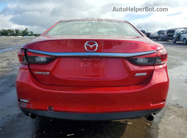 JM1GL1U58H1131104 2017 MAZDA 6 Красный Вид сзади