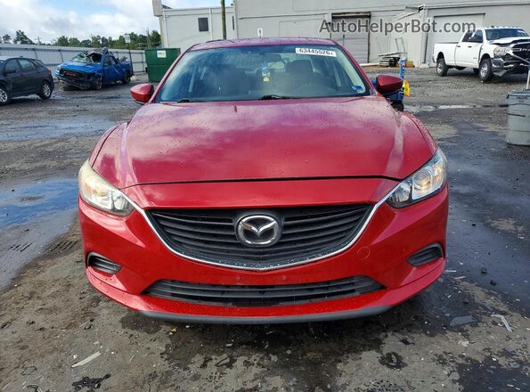 JM1GL1U58H1131104 2017 MAZDA 6 Красный Вид спереди