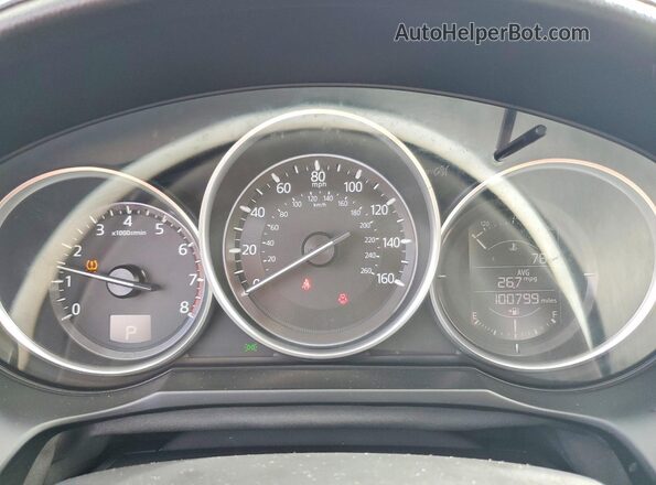JM1GL1U58H1131104 2017 MAZDA 6 Красный Вид щитка приборов