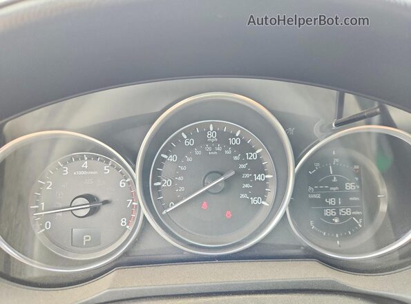 JM1GL1U59H1140894 2017 MAZDA 6 Gray Instrument cluster view