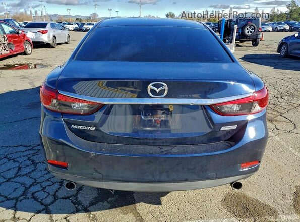 JM1GL1U5XH1109427 2017 MAZDA 6 Blue უკანა ხედი