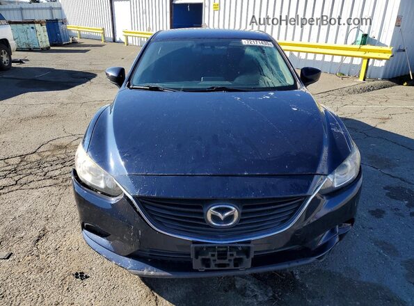 JM1GL1U5XH1109427 2017 MAZDA 6 Blue წინა ხედი