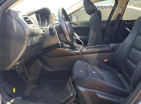 JM1GL1U5XH1109427 2017 MAZDA 6 Blue წინა სალონის ხედი