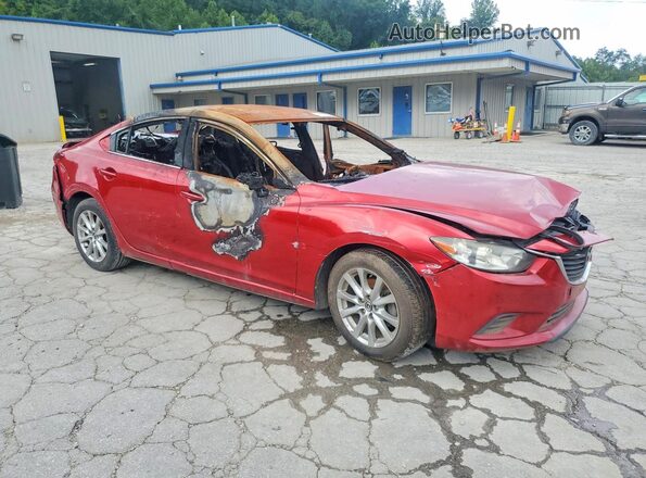 JM1GL1U5XH1149748 2017 MAZDA 6 Red Передня права чверть