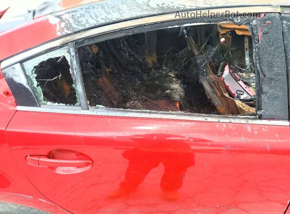 JM1GL1U5XH1149748 2017 MAZDA 6 Red Вид задніх сидінь