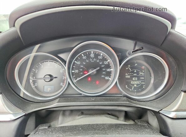 JM1GL1UM1J1304944 2018 MAZDA 6 White ხელსაწყოთა პანელის ხედი