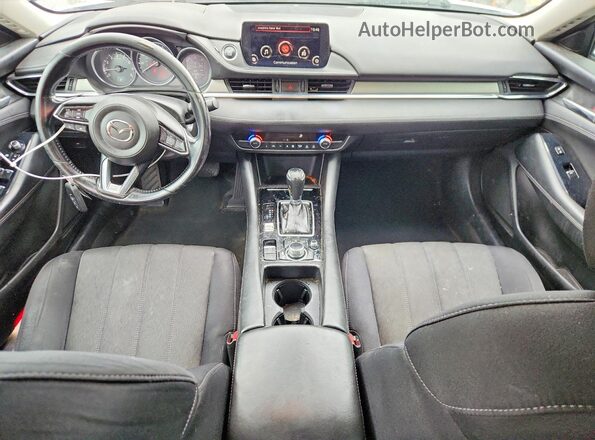 JM1GL1UM1J1304944 2018 MAZDA 6 White წინა პანელის ხედი
