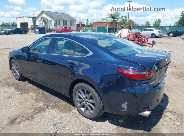JM1GL1UM2K1510632 2019 MAZDA 6 Blue Հետևի ձախ