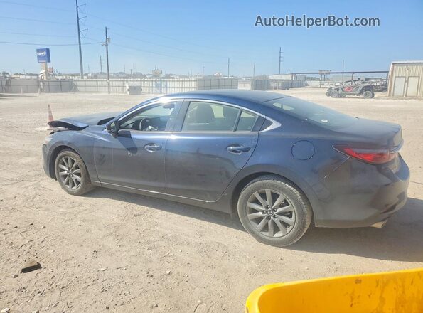 JM1GL1UM2M1606845 2021 MAZDA 6 Blue უკანა მარცხენა
