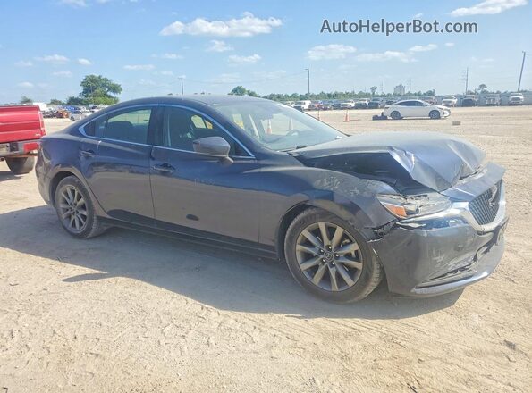 JM1GL1UM2M1606845 2021 MAZDA 6 Blue წინა მარჯვენა