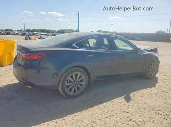 JM1GL1UM2M1606845 2021 MAZDA 6 Blue უკანა მარჯვენა