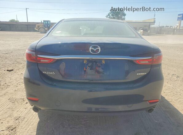 JM1GL1UM2M1606845 2021 MAZDA 6 Blue უკანა ხედი