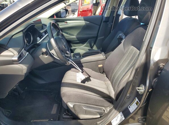 JM1GL1UM3J1303391 2018 MAZDA 6 Gray Widok wnętrza z przodu