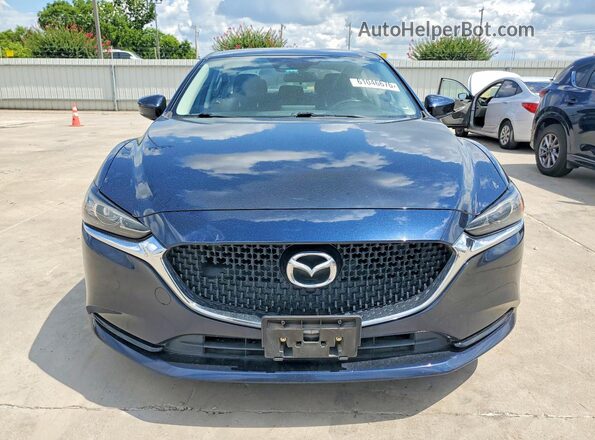 JM1GL1UM6J1334571 2018 MAZDA 6 Синий Вид спереди