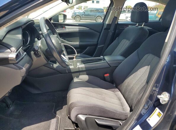 JM1GL1UM6J1334571 2018 MAZDA 6 Синий Вид салона спереди