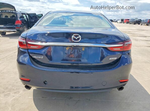 JM1GL1UM6J1334571 2018 MAZDA 6 Синий Вид сзади