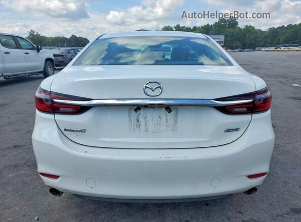 JM1GL1UM7J1332926 2018 MAZDA 6 White Вид ззаду