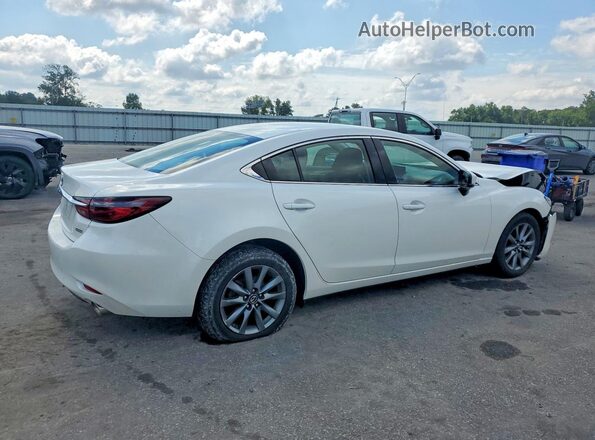 JM1GL1UM7J1332926 2018 MAZDA 6 White Задня права чверть