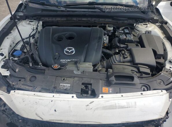 JM1GL1UM7J1332926 2018 MAZDA 6 White Вид задньої частини салону