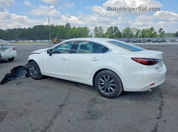 JM1GL1UM7J1332926 2018 MAZDA 6 White Задня ліва чверть