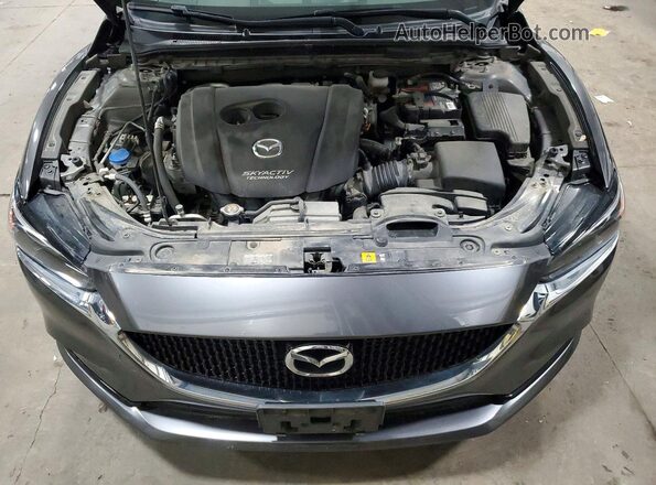 JM1GL1UM8J1321630 2018 MAZDA 6 Gray Widok wnętrza z tyłu