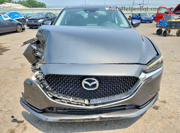 JM1GL1UM9J1336329 2018 MAZDA 6 Серый Вид спереди