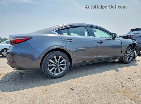 JM1GL1UM9J1336329 2018 MAZDA 6 Серый Задняя правая четверть