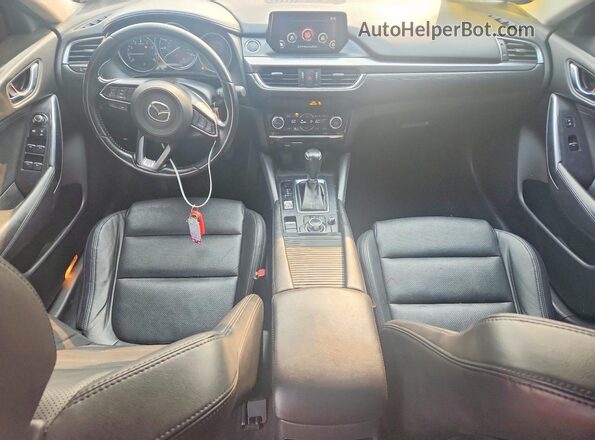 JM1GL1V50H1123061 2017 MAZDA 6 Silver Вид панелі приладів