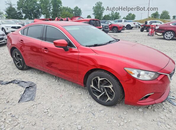 JM1GL1V50H1131631 2017 MAZDA 6 Red Front right