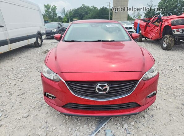 JM1GL1V50H1131631 2017 MAZDA 6 Red Front view