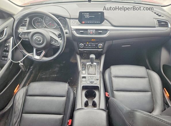 JM1GL1V50H1131631 2017 MAZDA 6 Red Dashboard view