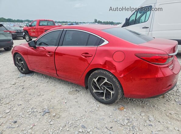 JM1GL1V50H1131631 2017 MAZDA 6 Red Rear left