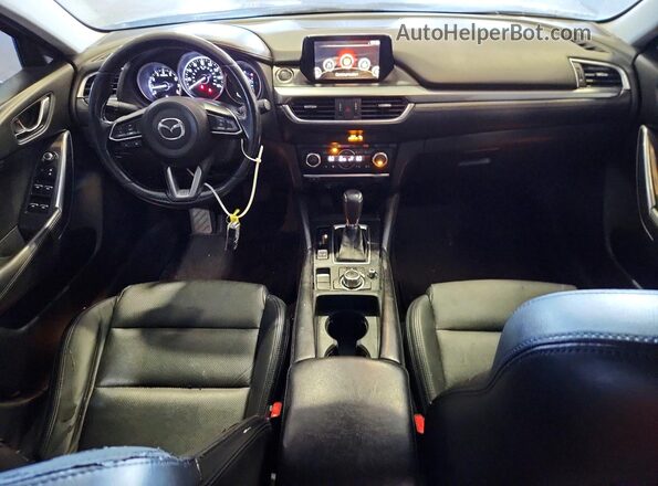 JM1GL1V51H1111372 2017 MAZDA 6 Blue Առջևի վահանակի տեսք
