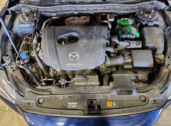 JM1GL1V51H1111372 2017 MAZDA 6 Blue Սալոնի հետևի տեսք